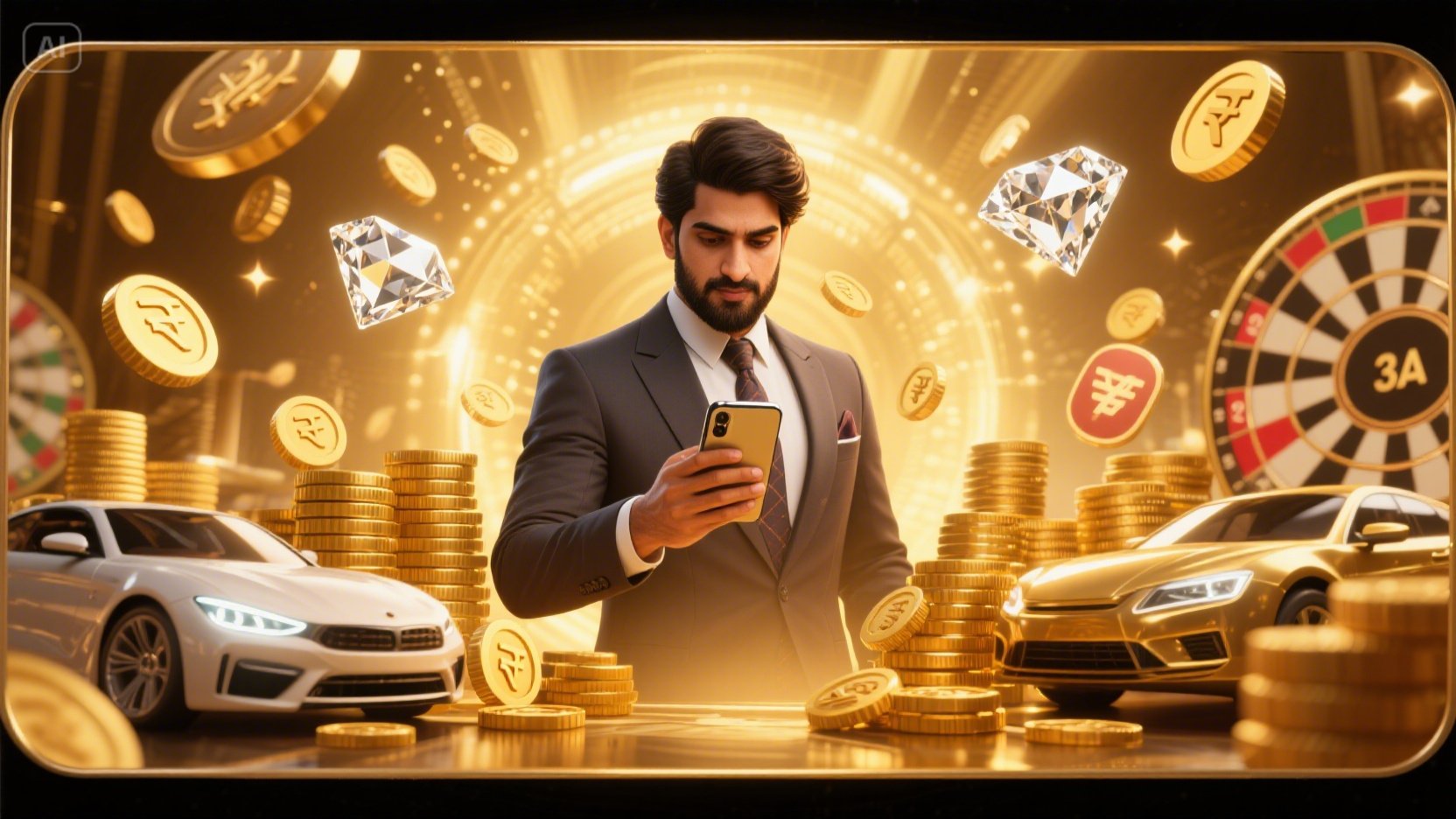 Casino Queen of Bounty desktop and mobile interfaces